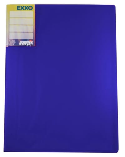 EXXO-HFP #13228 - COMPACT A4 Show Album 20 Tassen - Marine - 5 Stuks