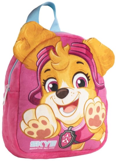 Paw Patrol Skye Peuter Rugzak Pluche – Roze – 18 x 22 x 4 cm – Met 3D Oortjes – Officieel Gelicenseerd