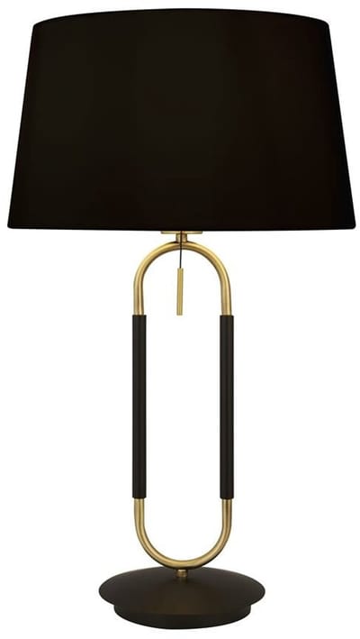 Searchlight Tafellamp Jazz zwart met goud - EU41431SB