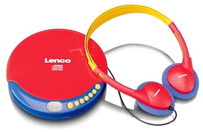 Draagbare CD-speler voor kinderen met geluidsisolatie en LCD-scherm