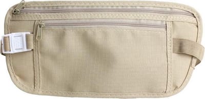 New Age Devi - Geheime Zak - Reis Portemonnee - Heup Tasje - Geld Riem - Verborgen Zak - Bescherm Hoes - Licht Gewicht - Beige - Kaki