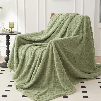Knuffeldeken van zachte microvezel 150x200 cm - Warm en veelzijdig voor bank en bed