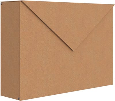 Muurbrievenbus met Design en Letterrooster voor Buiten