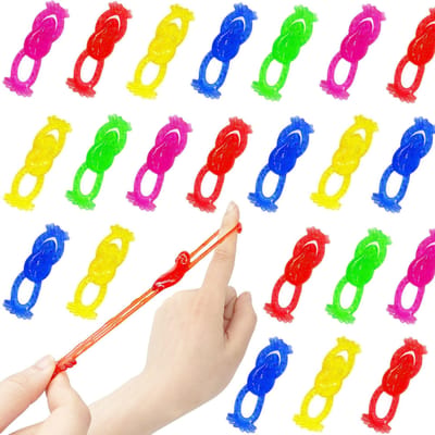5/10 Stuks Grappige Kikker Katapult Lanceerder Katapult Vinger Plakkerige Speeltjes Kinderen Volwassenen Verjaardagsfeestje Bedankjes Goodie Bag Pinata Vullers OneSize multi