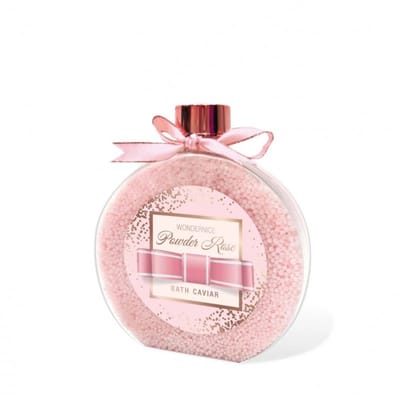 AG Powder Badkaviaar Roze 200 g – Luxe fles met poederroze badkaviaar-korrels – Verwenmoment voor bad & wellness
