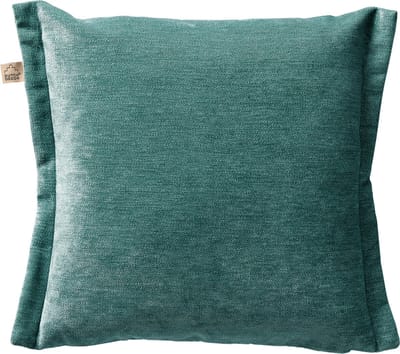 Dutch Decor LEWIS - Kussenhoes 45x45 cm - fluweel - met sierrand - Sagebrush Green - groen - met rits - zonder binnenkussen