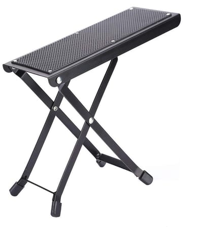 Dailygoody - Verstelbare Gitaarvoetkruk - Antislip - Stevige Opbouw