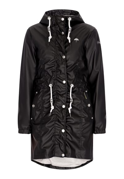 Schmuddelwedda Mackintosh Dames zwart
