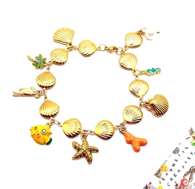 Jeannette-Creatief® - Bedelarmband - Armband Tropical Beach