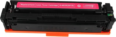 Laser Toner Cartridge (201X) Geschikt voor CF403X Magenta | Geschikt voor HP Color Laserjet Pro M252, M252DN, M252N, (MFP) M277, M277DW, M277N en M274N (Zwart, Cyaan, Magenta & Geel) printer