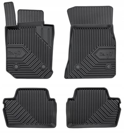 Frogum No.77 Geschikt voor BMW 2 Serie Gran Coupé F44 vanaf 2019 - Automatten Set - TPE Rubber - 4 cm Hoge Rand - Geurloos
