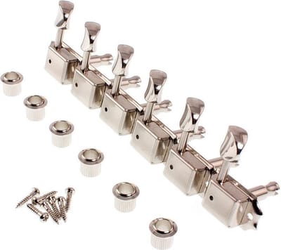 Fender mechanieken Kluson Style nikkel - Stemmechaniek voor gitaar