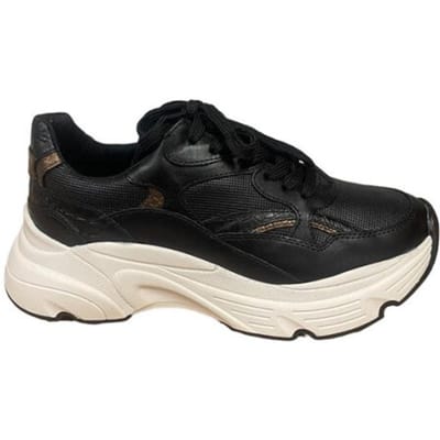 Haboob Loulou Sneakers - Suède - Dames - Zwart - Maat 37