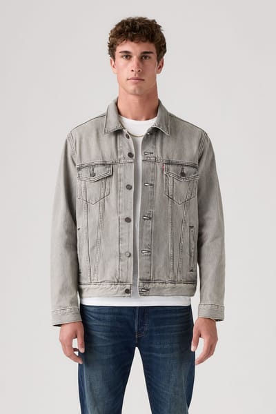 Levi's Trucker Jacket Grey Maat: XL | Spijkerjassen Outlet | Heren | Grijs