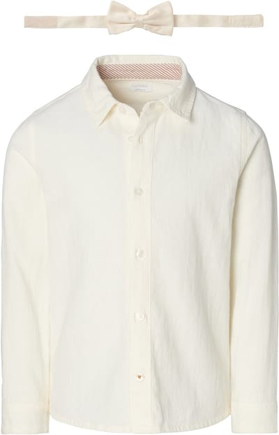 Noppies Overhemd Dulac - Bright White - Maat 110