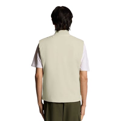 Lyle & Scott Heren Gequilted Shell Gilet (Bruin)