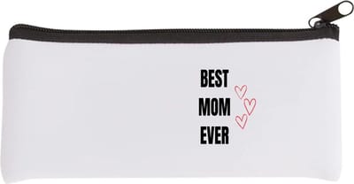 Akyol - best mom ever Etui - Moeder - mama - moederdag - cadeau - verjaardag - oma - 20 bij 9 cm