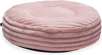Designed by Lotte Reza - Hondenkussen - Rond - Roze - 65x65x16 cm