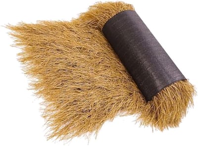 Kunstgras Rol - Imitatie Riet - Tuindecoratie Maken - Niet Rotten Schimmelen - 100 x 50 cm - Natuurlijk