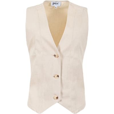Zizo Rowani gilet sp25.rwi.014 coconut milk