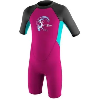 Surf wetsuit met rits voor babymeisjes O'Neill Reactor-2 2 mm