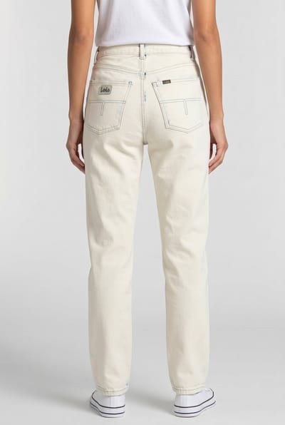 Lois Dana Blue Size: W24 | Straight Pants Outlet | Dames | Wit