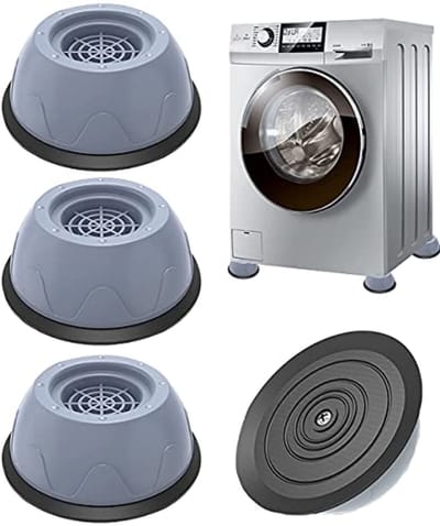 Anti-vibratie Pads voor Wasmachines - 4 Stuks, Eenvoudig te Installeren, Geschikt voor Koelkasten en Meubels