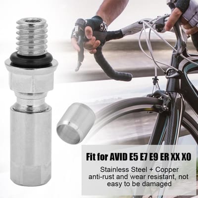 Fiets Hydraulische Schijfrem Slang Connector Olijf Inzetstuk Fitting voor AVID E5 ER XX X0 gray