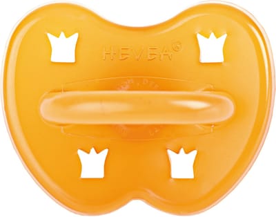 HEVEA fopspeen rond “Classic" - 0-3 maanden - 100% Natuurrubber - Kroon