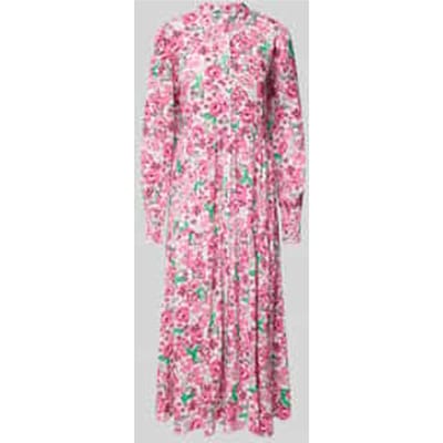 Midi-jurk met opstaande kraag, model 'ALIRA'