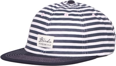 Birds - 6-panel Cap Beach Stripes Blue White