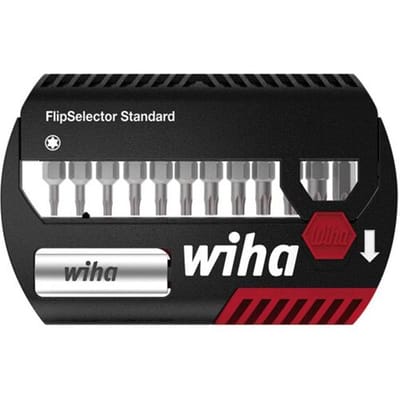 Wiha Bitset FlipSelector Standard 25mm (¼″) TORX® met riemclip - 5-delig - 39056