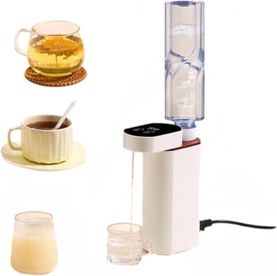 Elektrische Waterkoker - Heetwater Dispenser - Direct Warm Water - 5 Instelbare Temperaturen - Compact Opvouwbaar - Wit