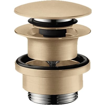 Hansgrohe Afvoerplug - 1 1/4" klikwaste - voor wastafel- en bidetmengkranen - geborsteld brons