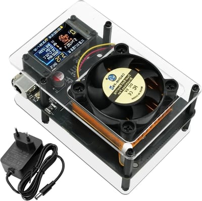 Krachtige 500GH/s Bitcoin Miner met BM1366 ASIC Chip en Kleuren Display voor Solo Lotterij Mining, Geschikt voor EU Stopcontacten en Ideaal voor BTC Investeringen