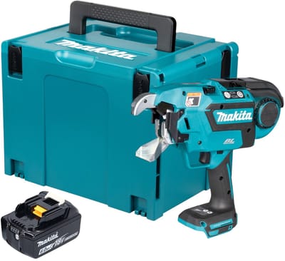 Makita DTR 181 RF1 accu-wapeningsverbinder 18 V 0,8 mm borstelloos + 1x accu 3,0 Ah + oplader + Makpac
