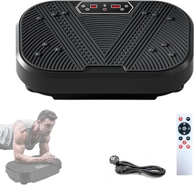RWB® Trilplaat - Trilplaat Fitness - Vibratieplaat - 120 Vibratie Niveau's - 8 Programma's
