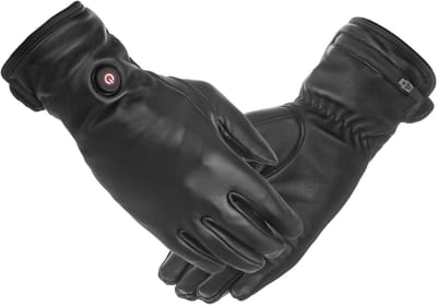 Lederen Dames Verwarmde Handschoenen | USB | Schapenleer | XS | 3.000 mAh