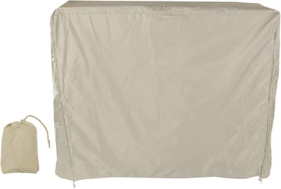Tafeltennistafelhoes - Beschermhoes Tafel - Buiten Beschermen - Waterdicht Zilvercoating - 155x75x144cm - Beige