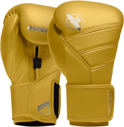 Hayabusa T3 Kanpeki Bokshandschoenen - Leer - Tijger Geel 12 oz