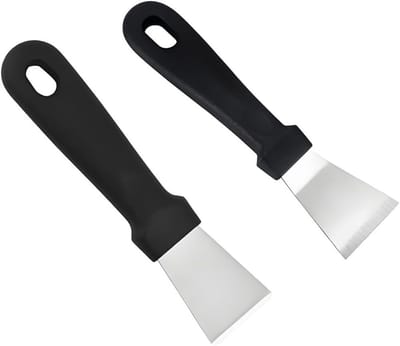 Multifunctionele Schraper voor Keramische Kookplaten - 2 Stuks, Ideaal voor het Verwijderen van Vlekken, Vet en Vreemde Voorwerpen, Geschikt voor Tegels en Glas