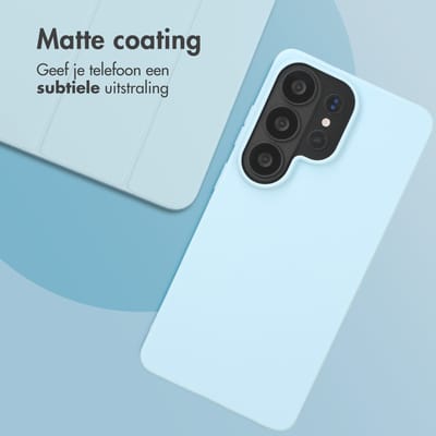 imoshion Hoesje - Geschikt voor Samsung Galaxy S26 Ultra - Color Backcover - Sky Blue