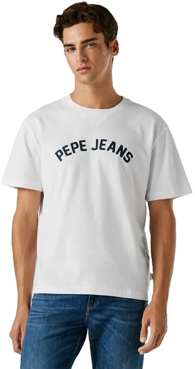 Pepe Jeans Gio T-shirt Met Korte Mouwen Wit S Man