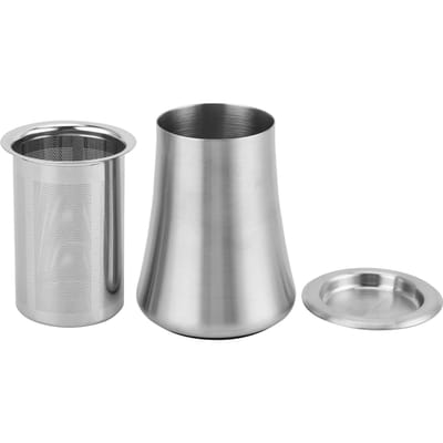 Tamis à Poudre de Café Acier Inoxydable 304 Récipient Tamiseur de Poudre Maison Tasse Filtrante Couleur Sablée