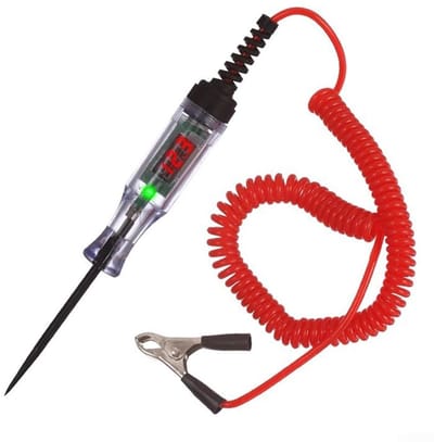 Autocircuittester - Testpen - Voertuigdiagnostiek - Nauwkeurige metingen - 18 cm - Zwart
