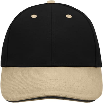 Zwarte baseball cap 100% katoen voor volwassenen - Zwarte petjes