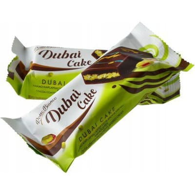 Pistachekoekje 40g - Dubai, pistachecrème, oosterse zoetheid