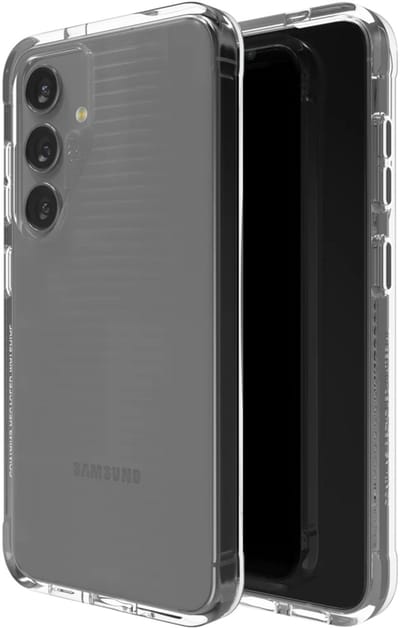 ZAGG Luxe Hoesje Geschikt voor Samsung Galaxy S24 3M Valbescherming Transparant