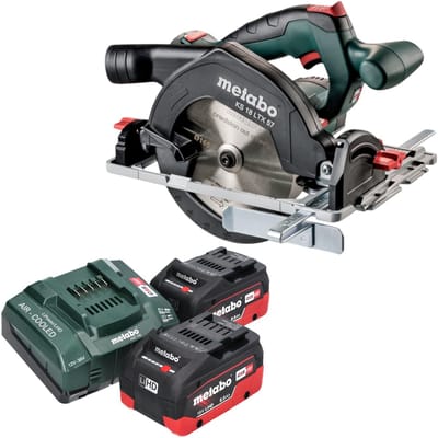 Metabo KS 18 LTX 57 Accucirkelzaag 18 V 165 mm + 2x LiHD accu 8.0 Ah + lader