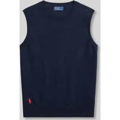 Regular fit tricottop van katoenmix